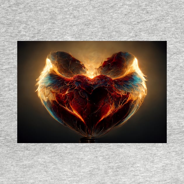 Flaming Heart Art  /  Flame Heart Unwind Designs by Unwind-Art-Work